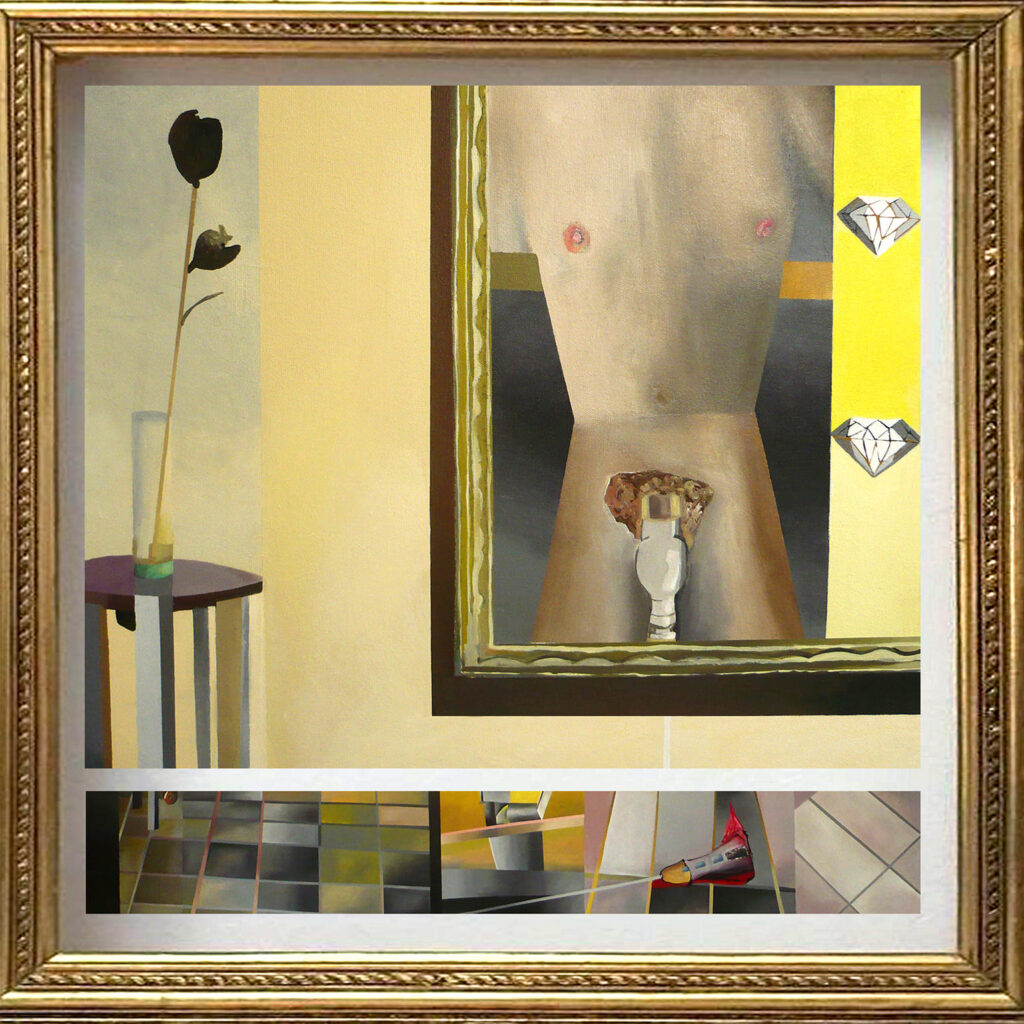 El Retrato de Narciso
Pintura digital impresa s/ canvas (1/1) 30x30cm
